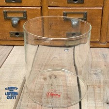 Coleman 220K  Small Red Print  Pyrex Globe 1979 to 1983 Vintage