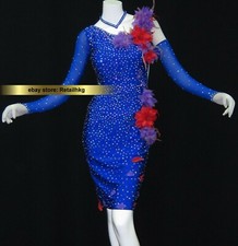  2496 Custom-made Latin Salsa Rumba Samba Jive Dance dress