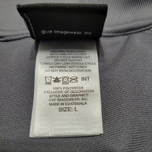 HARLEY-DAVIDSON Embroidered Collared Polo Shirt Mens Large Gray FREE SHIPPING - Picture 9 of 11