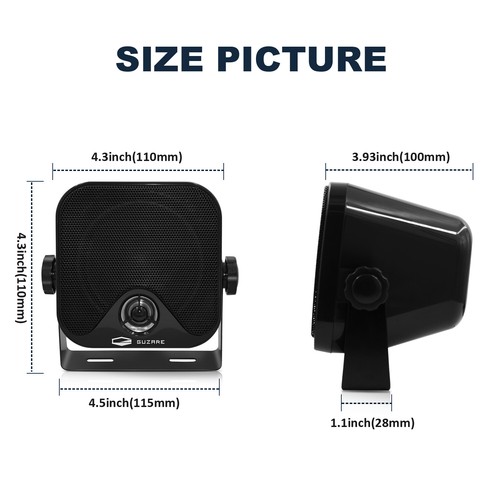 Ricevitore Stereo Marino Impermeabile Bluetooth Radio Barca + Altoparlanti 4" + Antenna - Foto 9 di 12