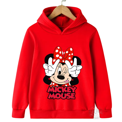 Children Hoodie Cartoon Printed Minny Micky Sportswear Boys Girls Clothing - Picture 14 of 159