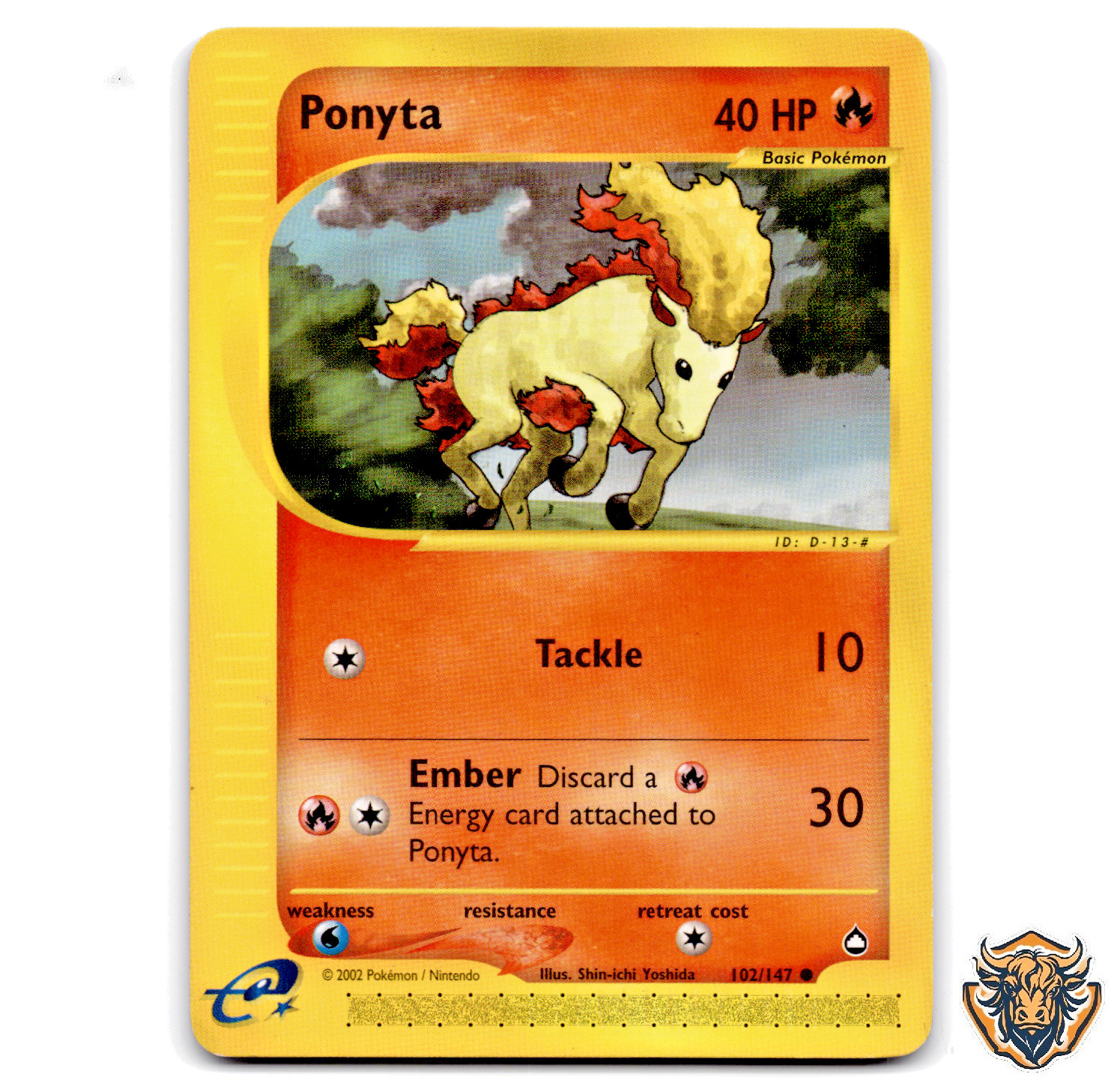 Pokemon Card - Aquapolis 102/147 - PONYTA (common) - NM