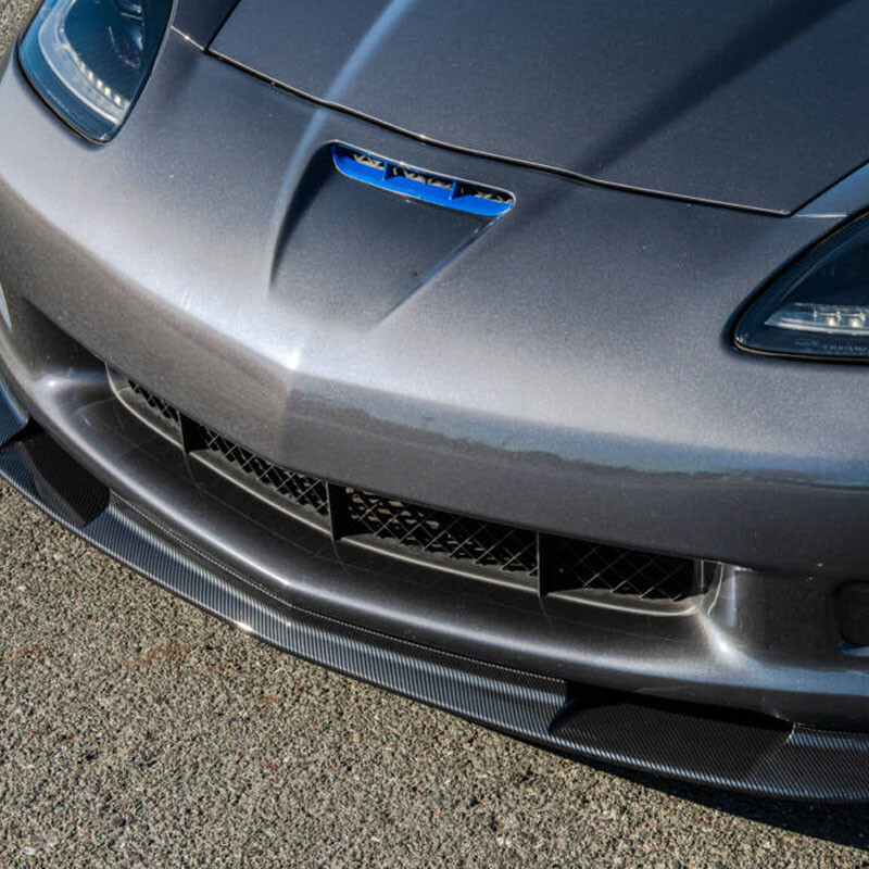 For 0513 Corvette C6 Z06 EOS ZR1 Style Carbon Fiber Front Bumper Lip