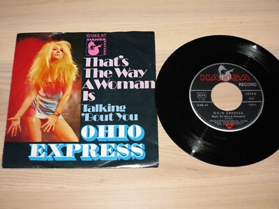 OHIO EXPRESS 7'' SINGLE - THAT'S THE WAY A WOMAN IS / GERMAN HANSA PRESS MINT-