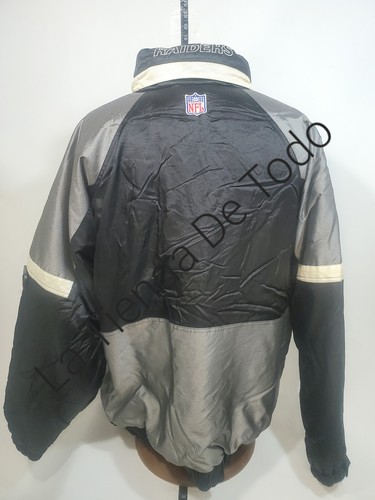VINTAGE JACKET PUFFER HOODIE FOR STARTER LA RAIDERS FANS FANS XXL 2XL - Picture 7 of 16