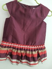 Janie  Jack Belle of the Ballet Girl's Dropwaist Dress, Size 12 18 M CHRISTMAS