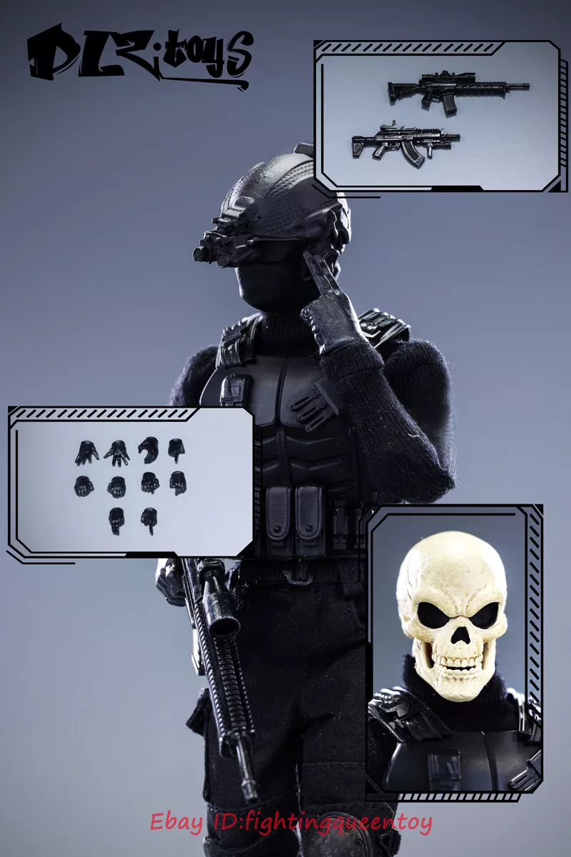 DLZ.TOYS Skeleton Master Chief 1/12 Action Figure 6'' Skull Soldier INSTOCK