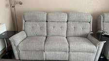 Sherborne Suite - 3 Seater Recliner Sofa& Rise &recline Arm Chair A1 Condition