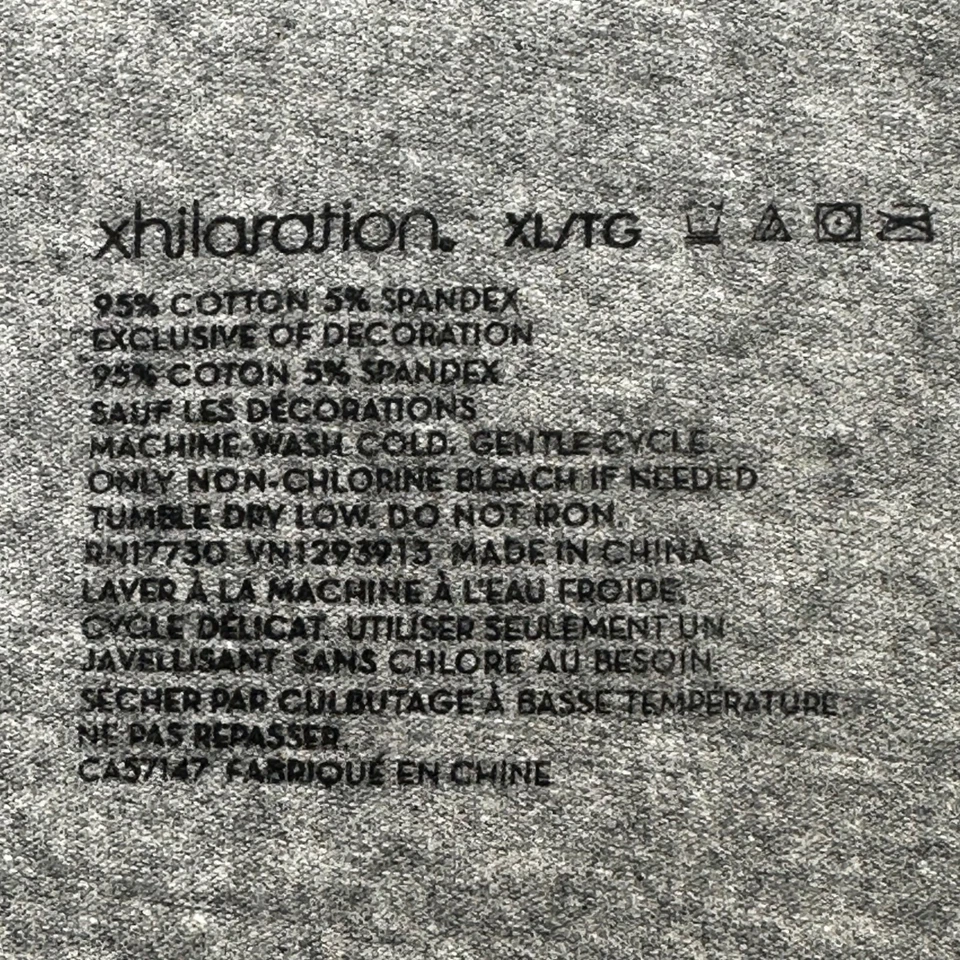 Xhilaration Women's Size XL 15-17 Panty Hipster Lace Waistband Gray Black New - Image 3 of 4