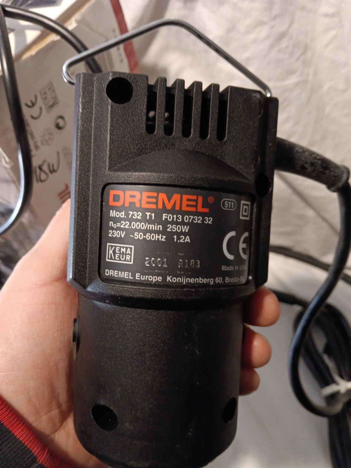 Dremel Model 732 FlexShaft Tool with Foot pedal VG 230 volt Pro Heavy