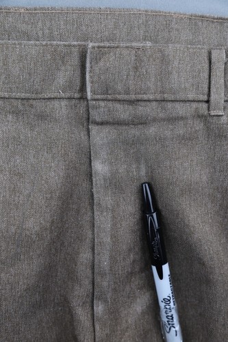 Pantalones de acción de poliéster Levi's 1999 vintage marrones talla 34x29 (RMS 33x27) - Imagen 4 de 9