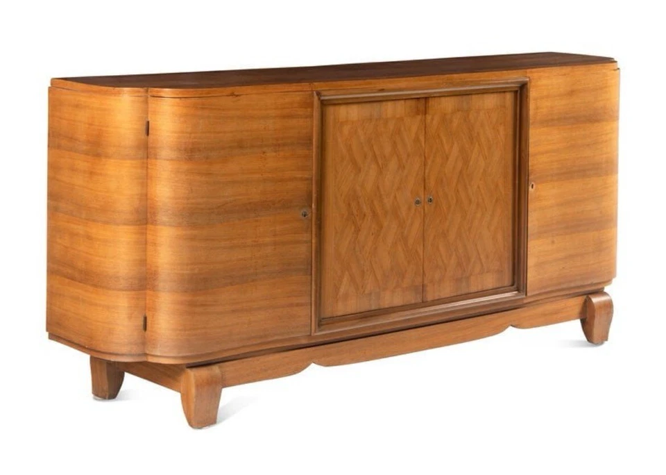 法国艺术装饰桃花心木 Credenza/Buffet 属于 Jean Pascaud 1930 年代 — 第 2/4 张图片