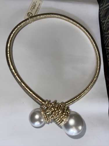 Amrita Singh Faux Pearl Necklace NEW