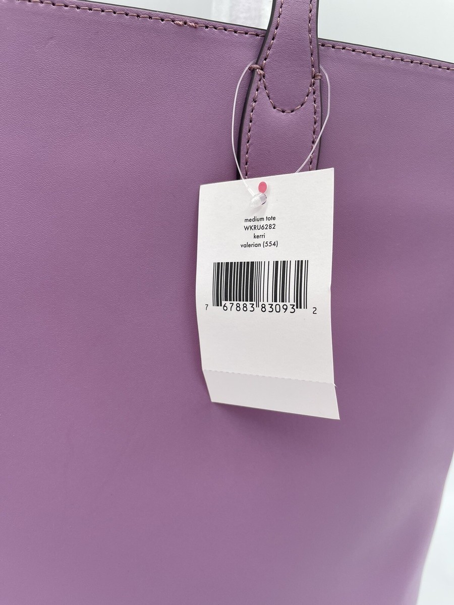 休み中 $329 Kate Spade Kerri Medium Tote Bag Valerian Purple Lavender