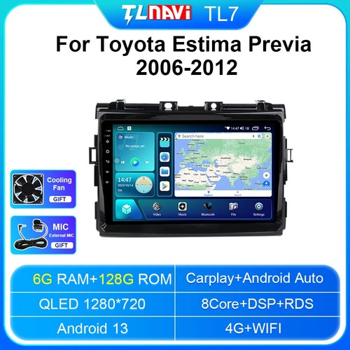 CarPlay Autoradio Stereo GPS Multimedia für Toyota Estima Previa Tarago Canarado - Bild 29 von 32