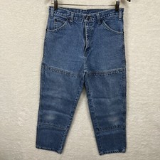 Vintage Dickies Carpenter Jeans Double Knee Distressed Blue W36 L32 Mens