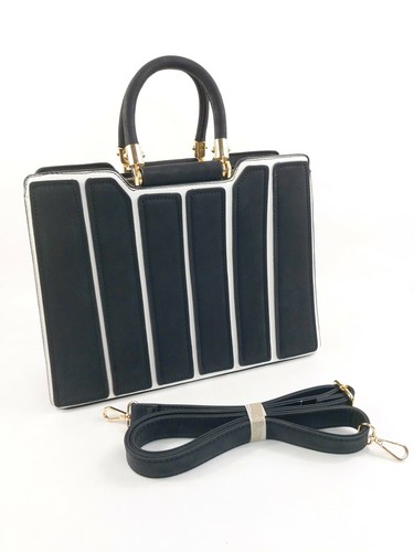 Bolso de mano y bandolera mujer negro elegante ante muchos departamentos  bag | eBay