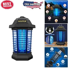 Vintage Outdoor Bug Zapper - Efficient Mosquito Killer with 1/2 Acre Coverage