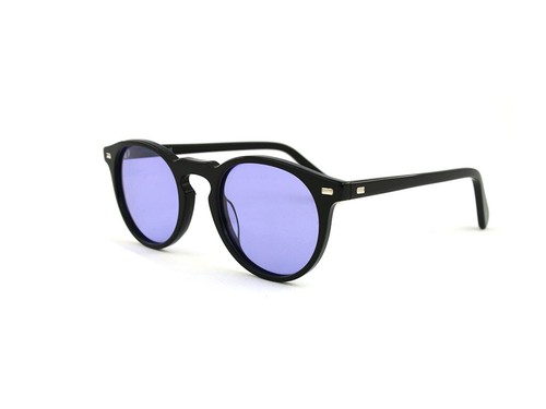 Occhiali Da Sole SUN LOVERS stile Moscot SLAT8075 nero/lilla | eBay