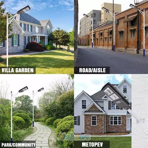 Solar Street Light Outdoor Garden 462/963 LED Radar Motion Sensor Wall Lamp IP65 - Picture 12 of 26