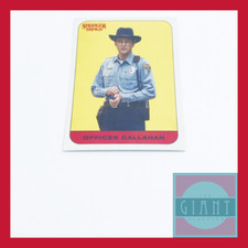 Topps Stranger Things Season 1 Sticker #14 Officer Callahan Trading Card Single