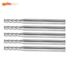 5PCS 3/32" 4 FLUTE CARBIDE END MILL 3/8" CUT LENGTH