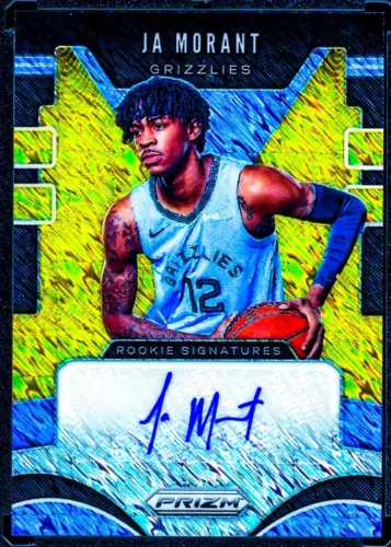 Ja Morant 2019-20 Panini Prizm Gold Shimmer True Rookie RC Auto /10 RARE SP
