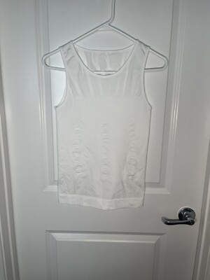 Women's Size XXL White Extra Firm Support Body Shaping Tank Top 