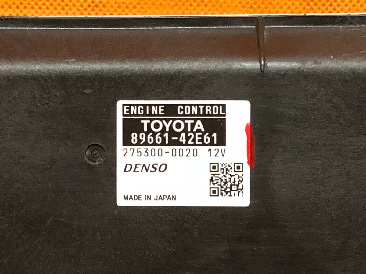07 TOYOTA RAV4 ECM ECU ENGINE CONTROL MODULE 89661-42E61