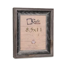 8.5x11-2" Wide Signature Reclaimed Rustic Barn Wood Picture Frame