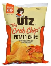 UTZ Potato Chips The Crab Flavor Chips 9.5 oz Bag