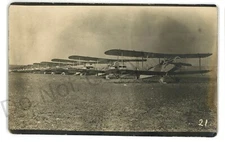 RPPC Wow! First US Airplanes Aviation Combat WWI DH-4 Real Photo Postcard