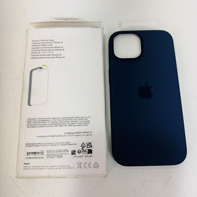 Genuine Apple Silicone Soft Case with MagSafe for Apple iPhone 15