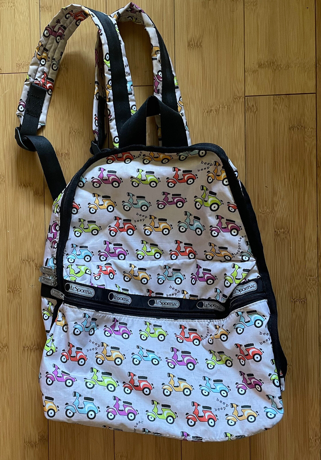 lesportsac backpack Multi Pockets School Bag 16”H… - image 1