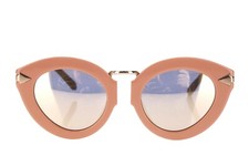 Karen Walker 158864 LUNAR FLOVERPATCH 1601444 Rose Pink Mirror Sunglasses