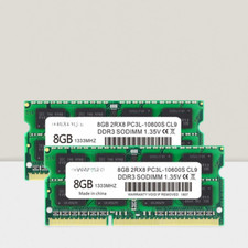 16GB Kit 2x8GB DDR3L/DDR3 1333MHz RAM Royemai PC3L/PC3 SODIMM Laptop