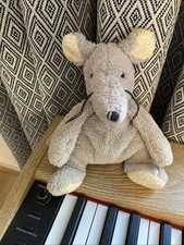 Richard Lang Maus Ratte weiches Plüschtier grau (a2)