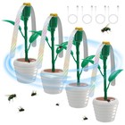 1-4PCS Fly Repellent Fan Rechargeable USB Flying Insect Repellent Reflective Fan
