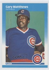 1987 Fleer Gary Matthews #568 3b8