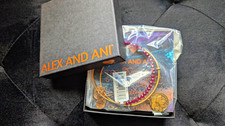 ALEX AND ANI A17RACK02RG Adjustable Gold Bang...