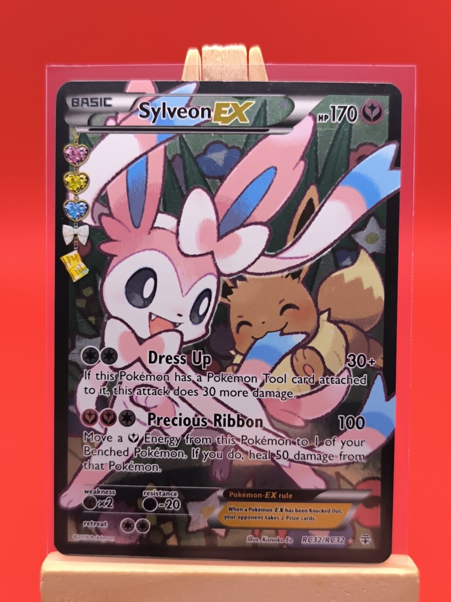 Sylveon EX RC32/RC32 Generations Ultra Rare Full Art Holo Pokemon