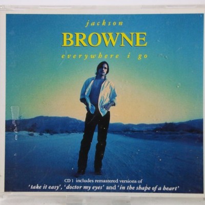 Music Musik MAXI CD Jackson Browne   Everywhere I Go Gut