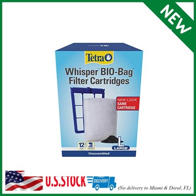 Tetra Whisper Bio-Bag Filter Aquarium Cartridges, Large Filter for Freshwater an