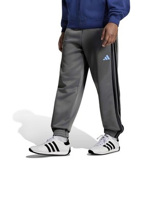  Track Pants Hose HERREN Adidas Stadium 3-Stripes Grau Polyester-Baumwolle 