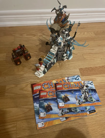 Lego Sir Fangar's Ice Fortress 70147 Legends of Chima 100% Complete Set no Box