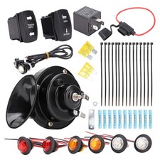 For ATV UTV SXS Street Legal Kit Rocker Switch Turn Signal Light Horn Rela