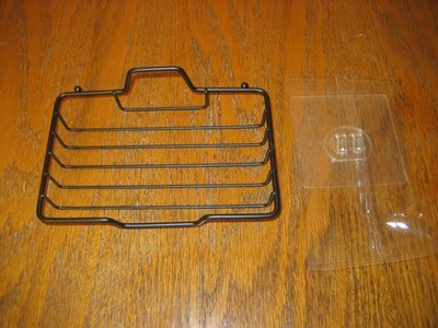 Yougai Soap Holder with Wall Mount Hook for Shower Black Metal Rustproof NEW!