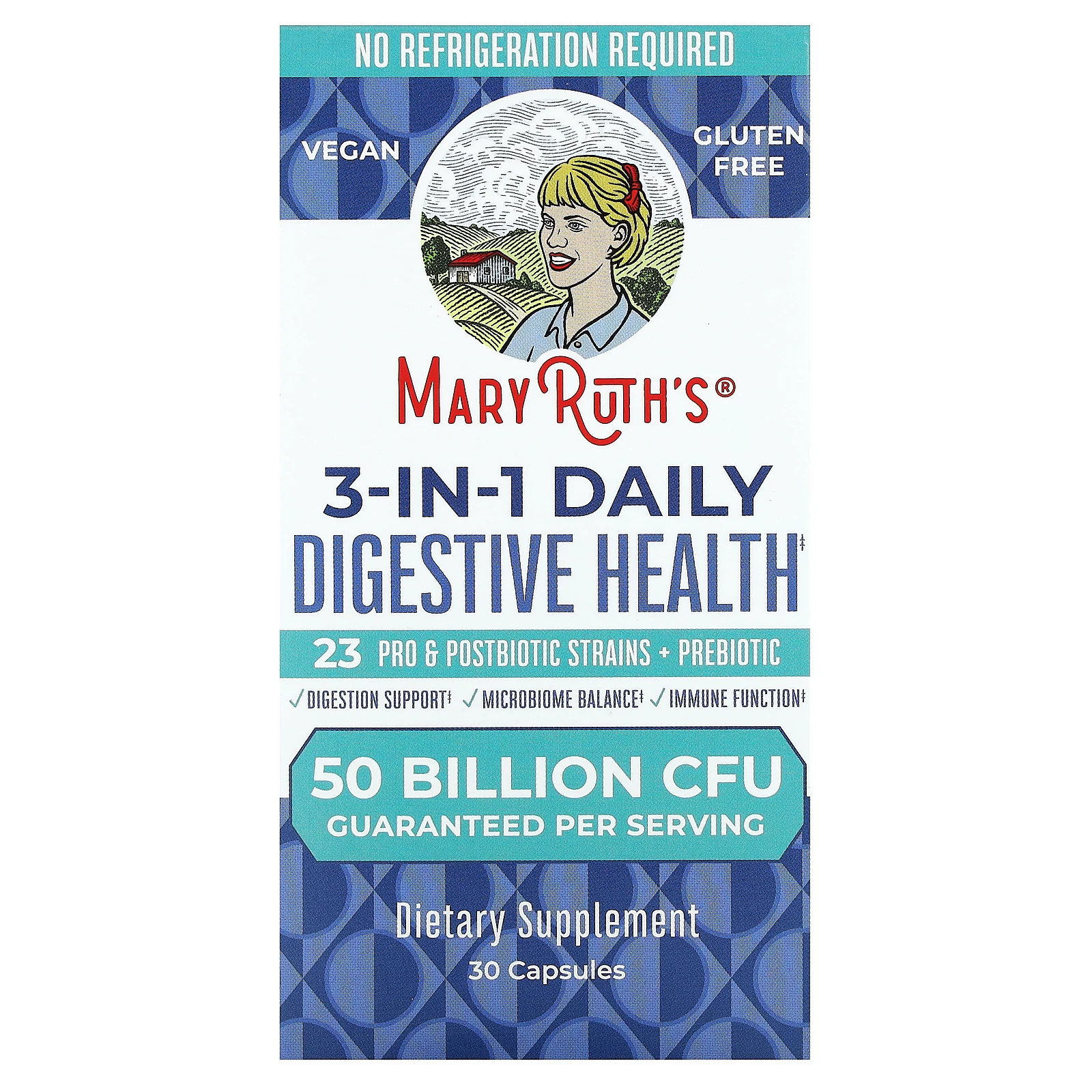 3 В 1 Для ежедневного улучшения пищеварения 50 Миллиардов КОЕ 30 капсул 8990₽