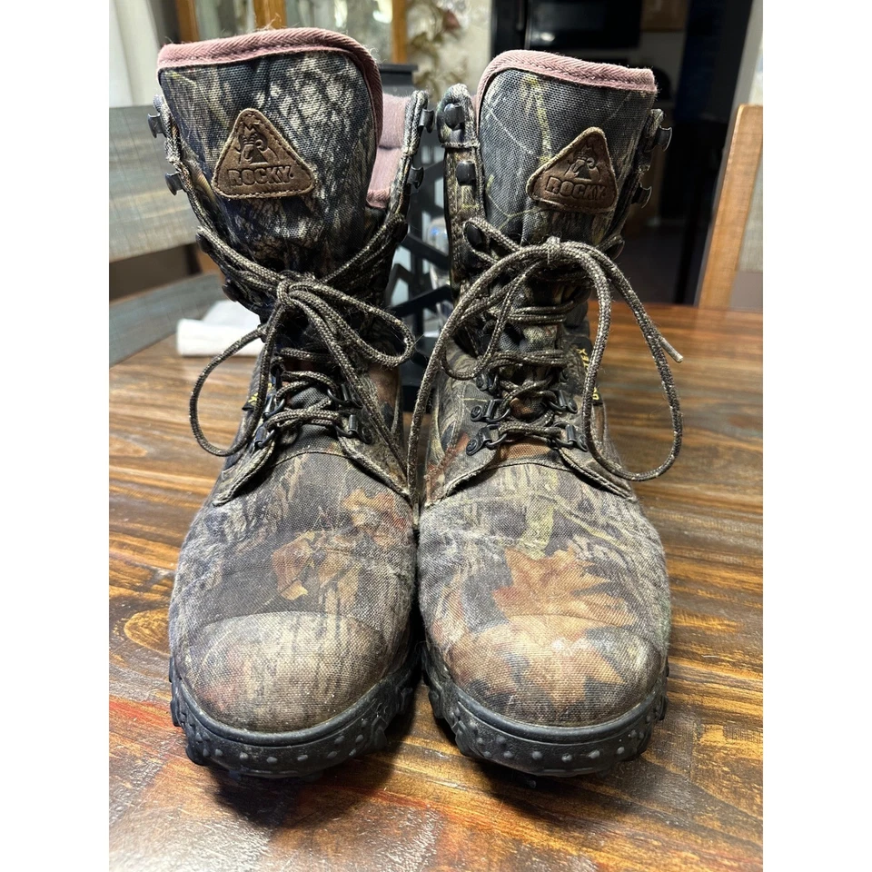 Rocky Men's Camo Hunting Boots Gore-Tex Insulated Waterproof Size 12M - Image 2 of 4