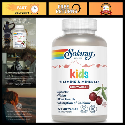 Children's Complete Vitamins & Minerals Chews - Black Cherry Flavor, 120 Count